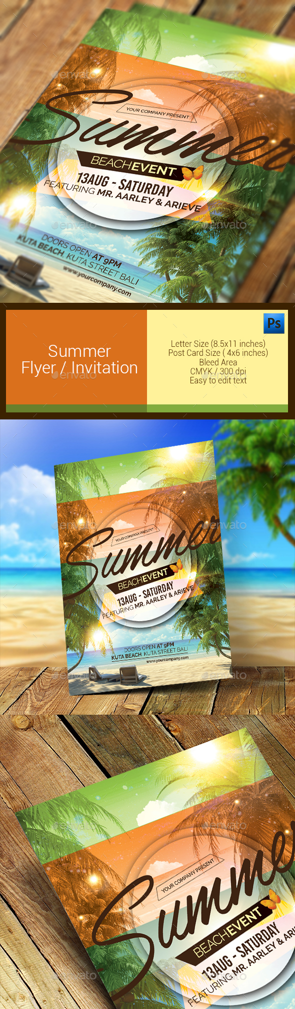 Summer Event Flyer / Invitation