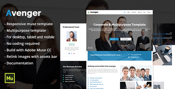 Avenger - Responsive - ThemeForest 18707409