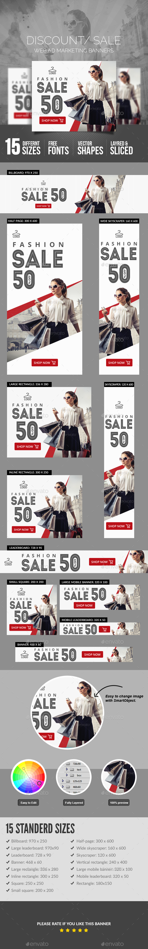 Sales Banners - Banners & Ads Web Elements