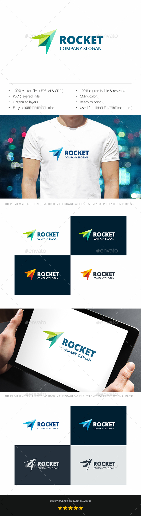 Rocket - Objects Logo Templates
