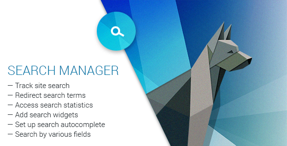 Search Manager - CodeCanyon 15589890