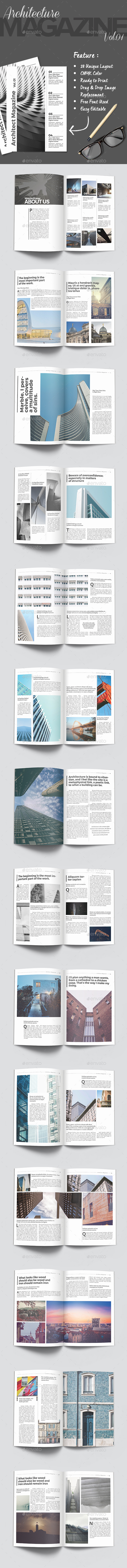 Architecture Magazine Vol.01 - Magazines Print Templates