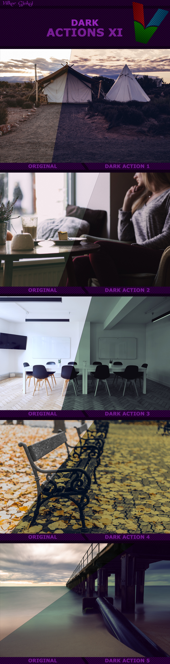 Dark Actions XI - Photo Effects Actions