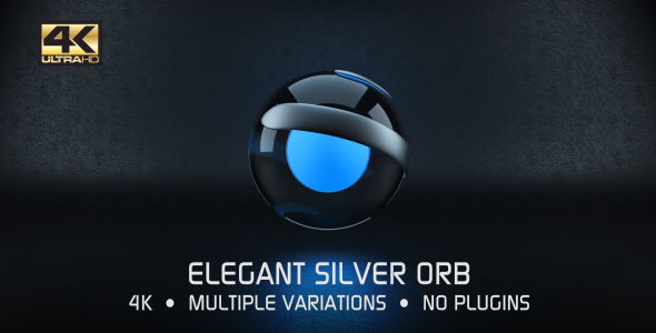 Elegant Silver Orb Logo