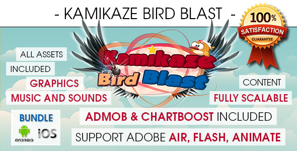 Kamikaze Bird Blast With Ads - Bundle - CodeCanyon Item for Sale