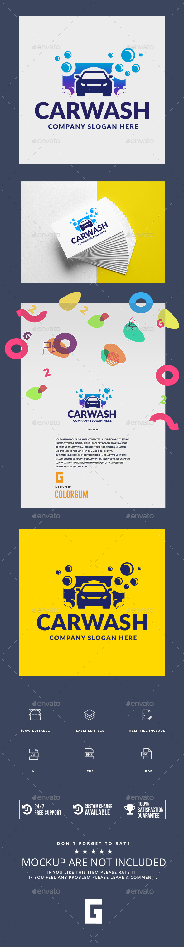 Car Wash Logo - Logo Templates