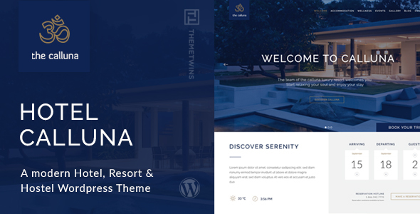 Hotel Calluna - Hotel & Resort & WordPress Theme - Travel Retail