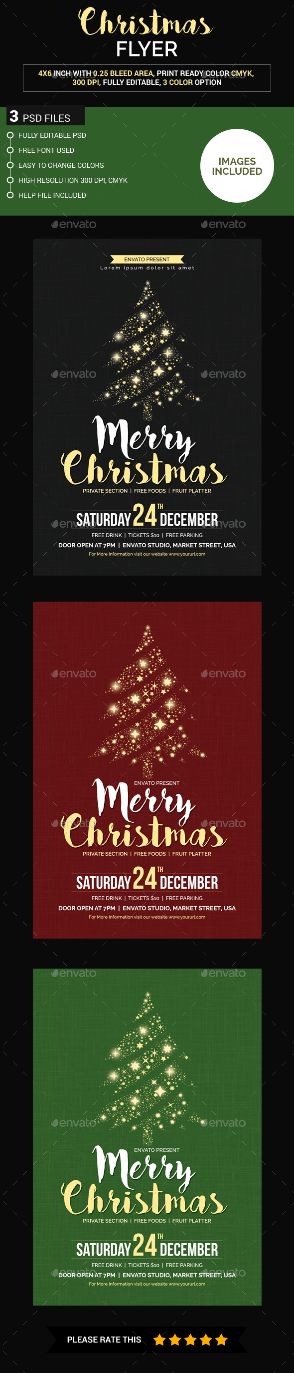 Christmas Flyer - Clubs & Parties Events