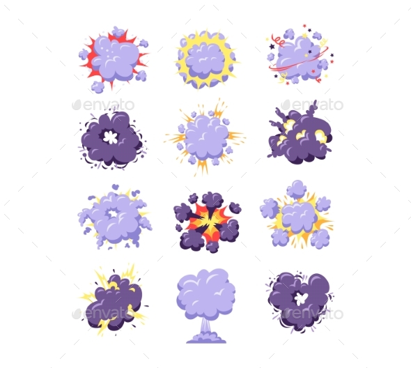 Boom Explosion Vector Illustration - Miscellaneous Vectors