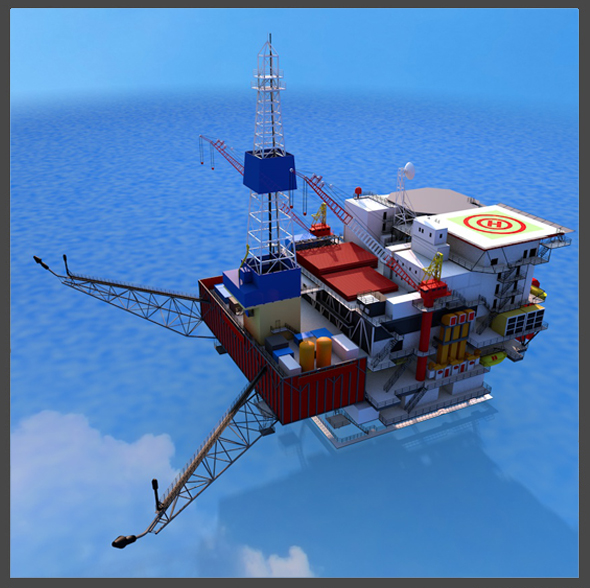 Oil Platform - 3Docean 18955972