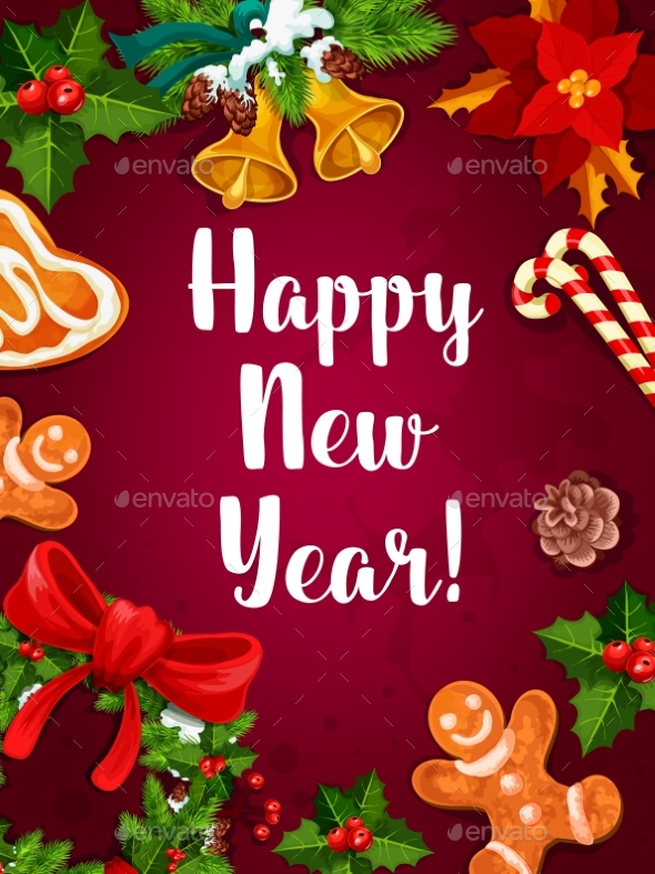 New Year Winter Holidays Poster - New Year Seasons/Holidays