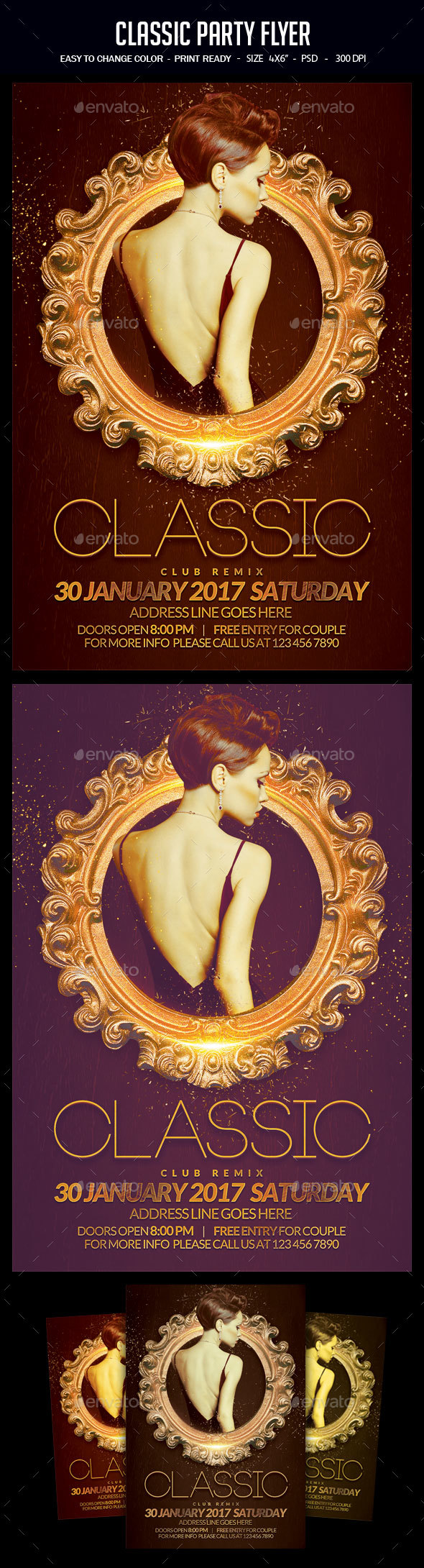 Classic Party Flyer - Clubs & Parties Events