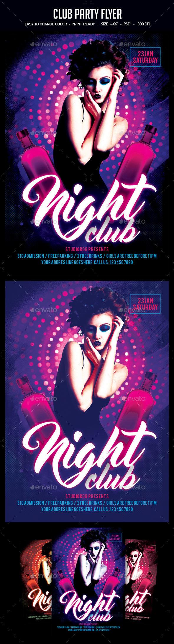 Club Party Flyer - Clubs & Parties Events