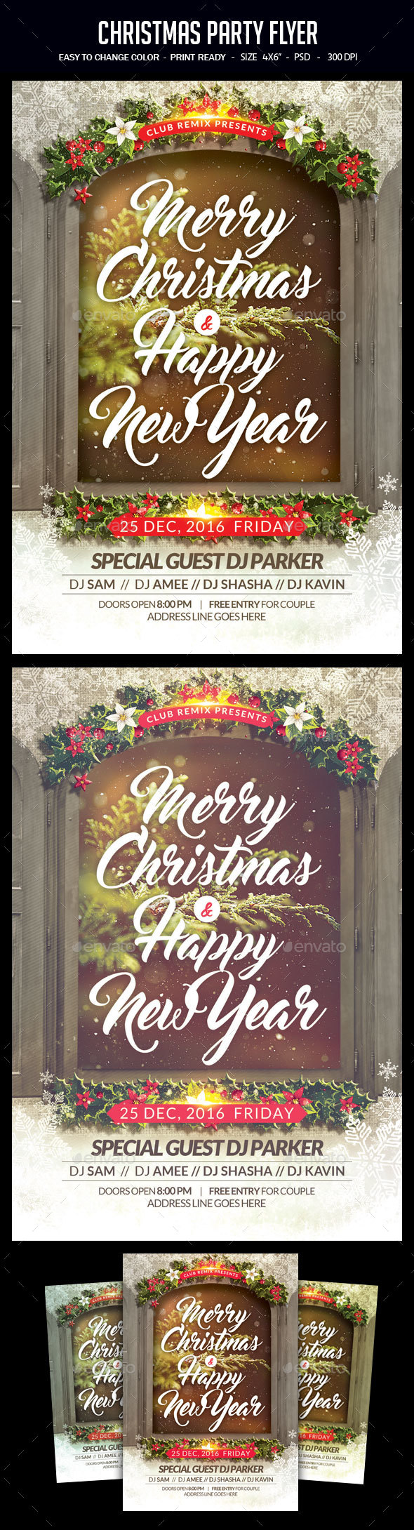 Christmas Party Flyer - Clubs & Parties Events