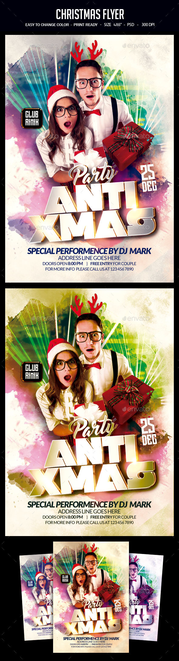 Christmas Flyer - Clubs & Parties Events