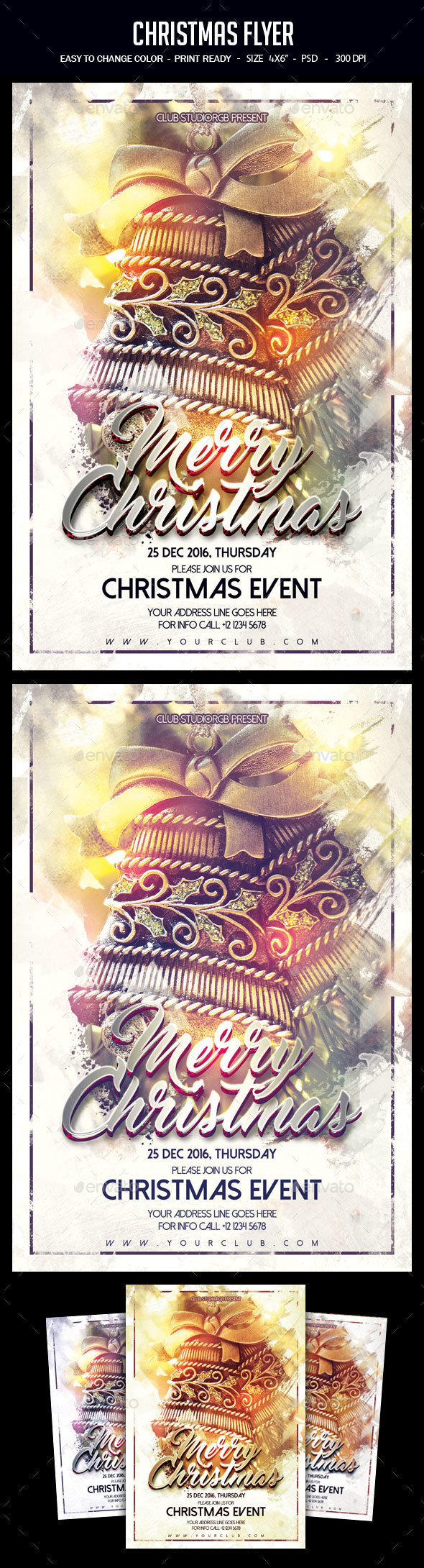 Christmas Flyer - Clubs & Parties Events