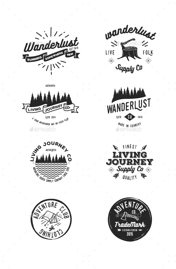 32 vintage mono badge logo bundle vintage badge logo