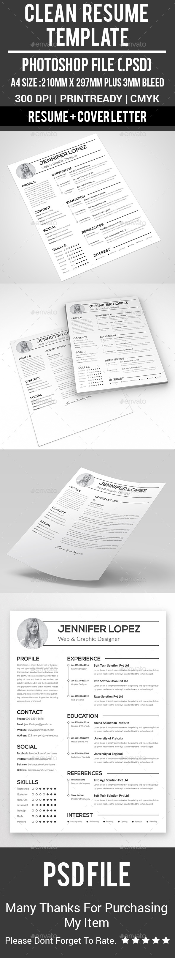 Clean Resume Template