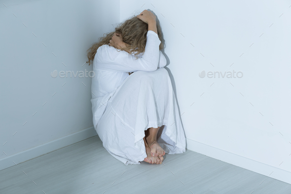 Patient with an anxiety disorder - Stock Photo - Images