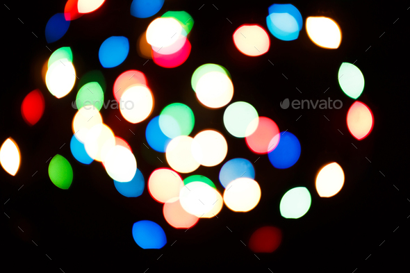 Color light blurred bokeh background, unfocused. - Stock Photo - Images