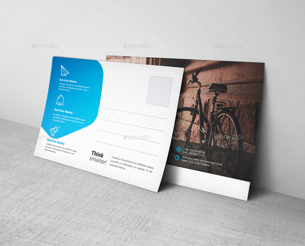 Postcard Template, Print Templates | GraphicRiver