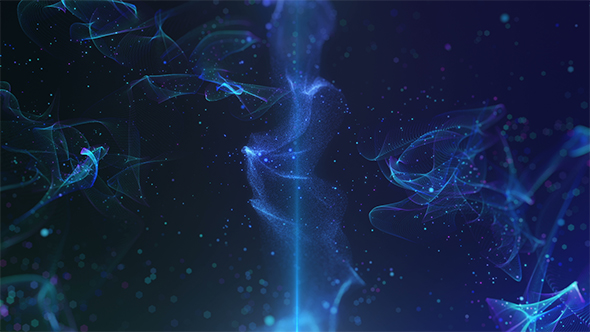 Space Particles Background