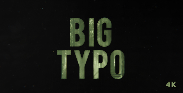 BIG Typo - VideoHive 18969584