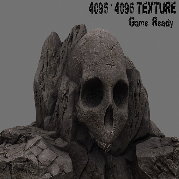 skull rock - 3Docean 18969864