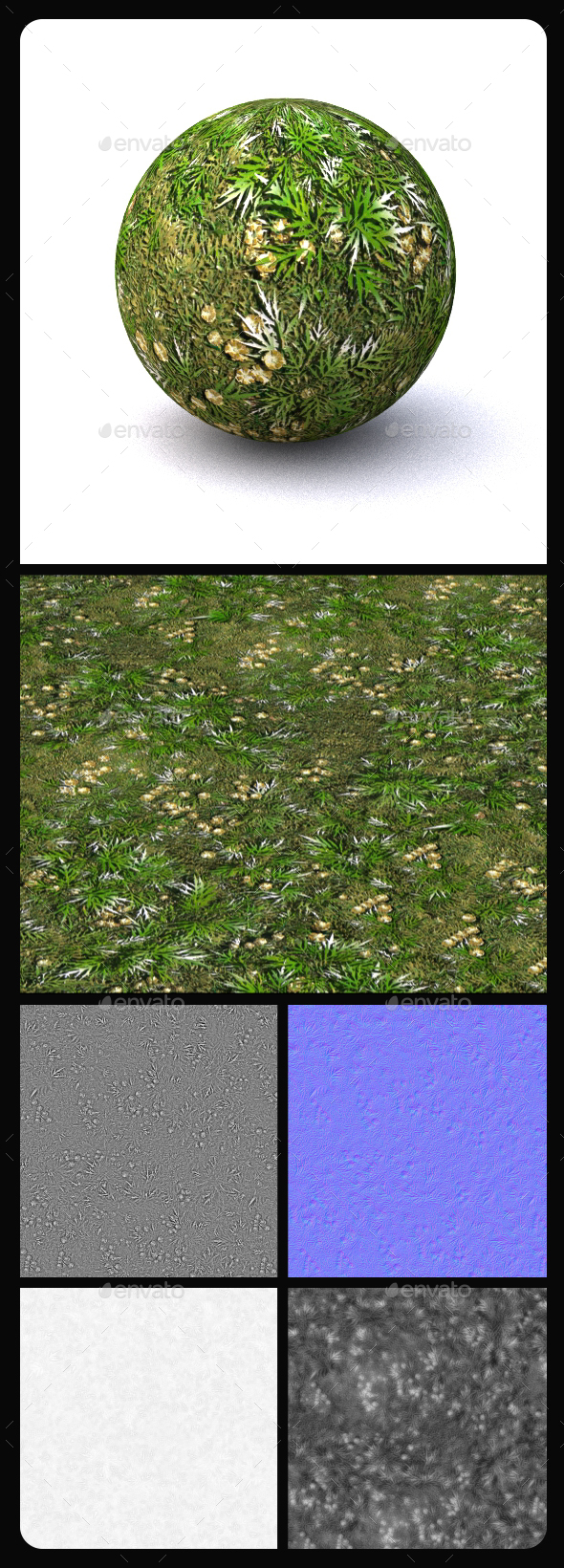 Grass Tile Texture - 3Docean 18974098