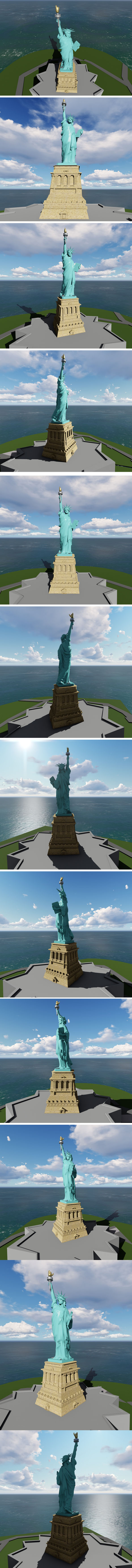 Americas MONUMENT OF - 3Docean 18977933