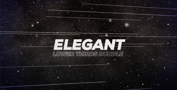 Elegant Lower Thirds - VideoHive 18834263