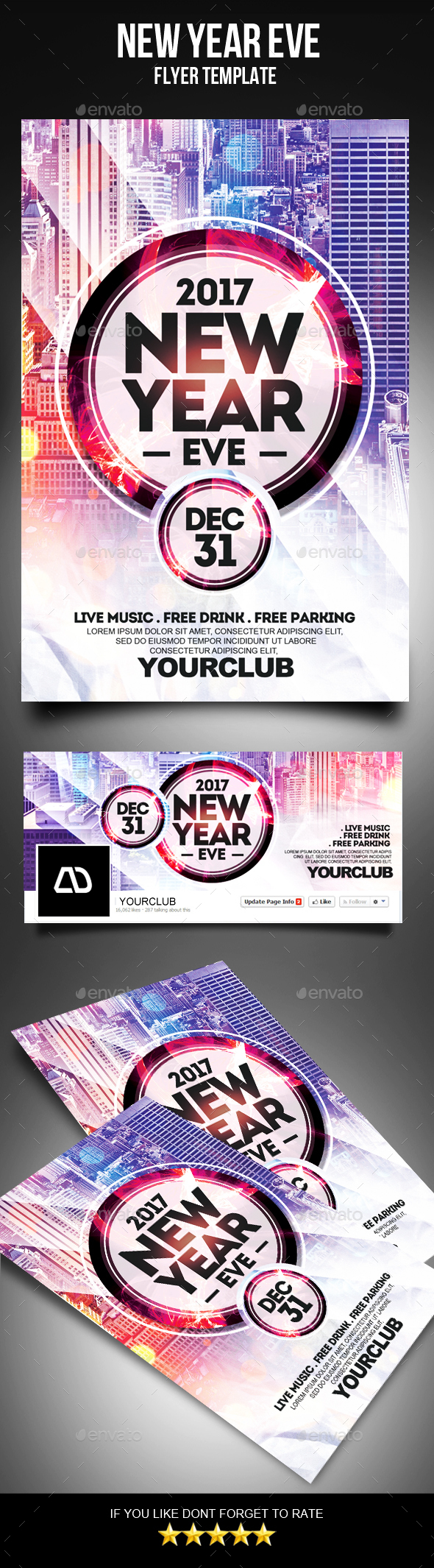 New Year Eve Flyer - Clubs & Parties Events