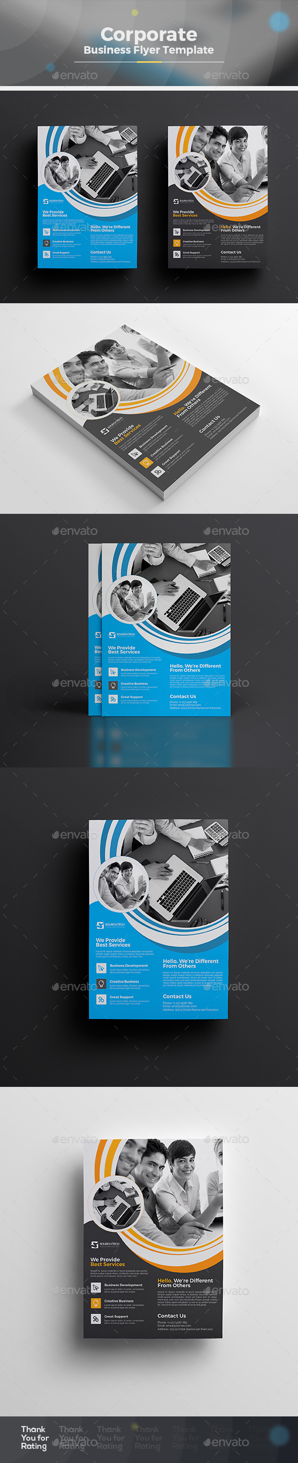 Flyer Template - Corporate Flyers