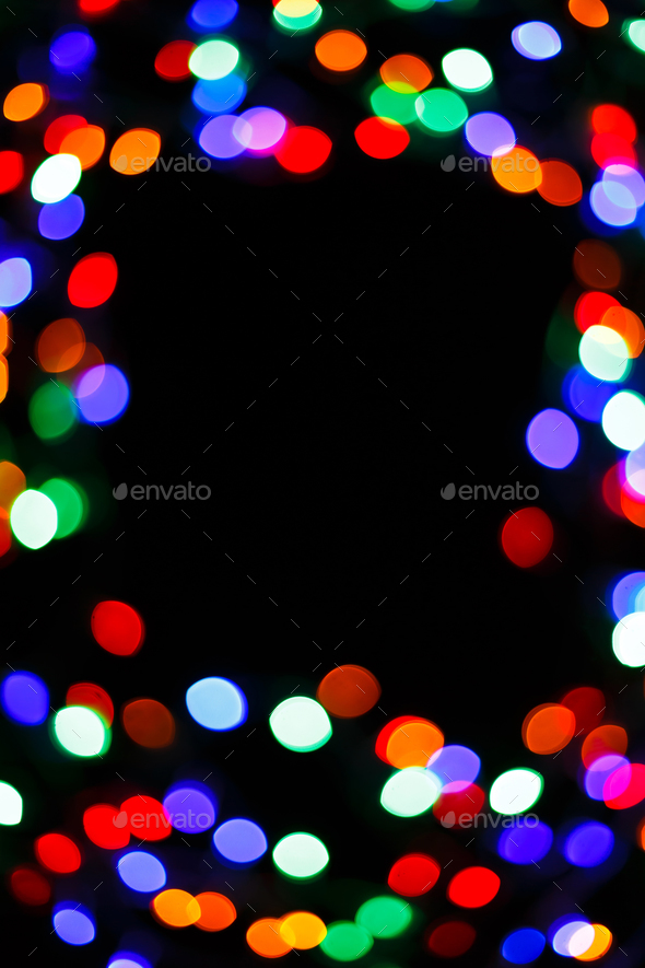 Color light blurred bokeh background, unfocused. - Stock Photo - Images