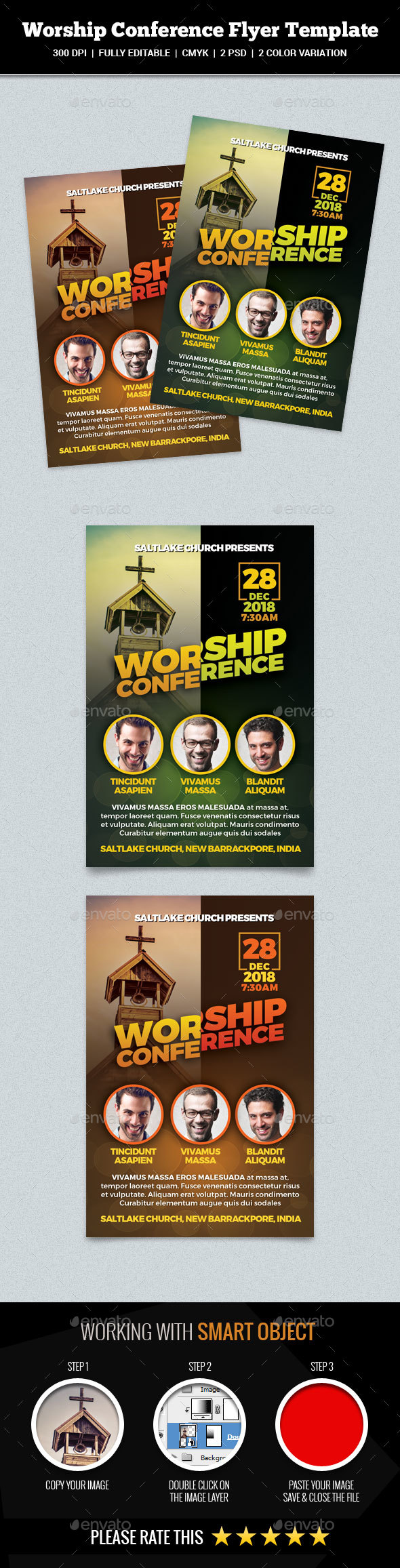 Worship Conference Flyer - Church Flyers