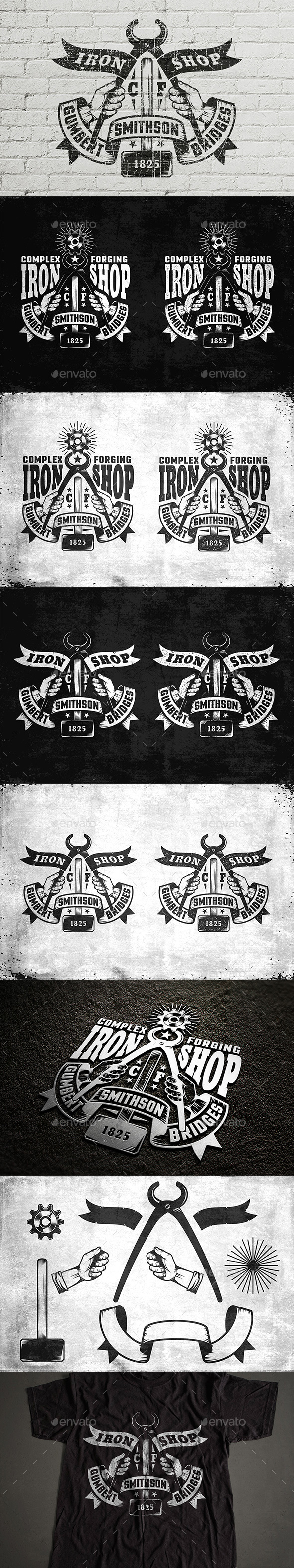 Blacksmith's Workshop Logo - Industries Business