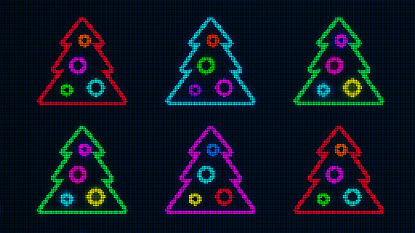 Xmas Tree VJ 9 in 1