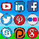 Pixel Social Icons And Lower Thirds - VideoHive Item for Sale