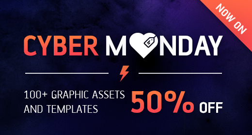 Cyber Monday 2016 - GraphicRiver Reduced items