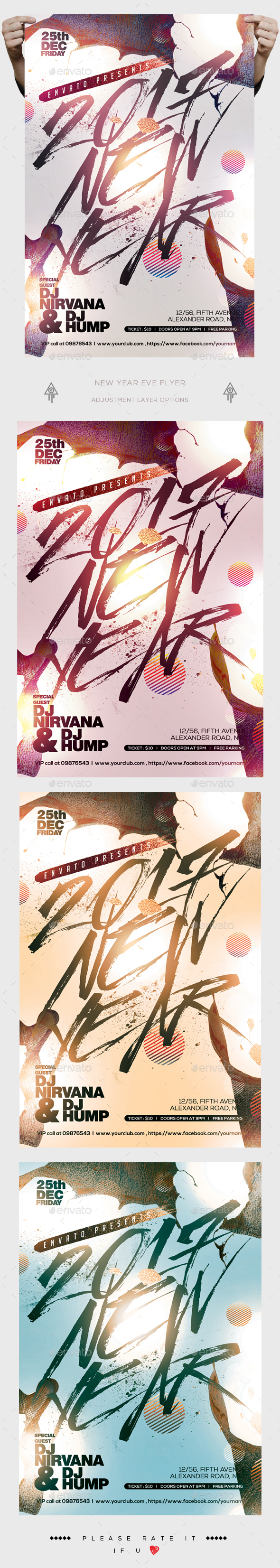 New Year Party Flyer - Clubs & Parties Events