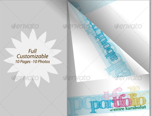 Minimalist & Colorful Portfolio Mazagine & PDF - Portfolio Brochures
