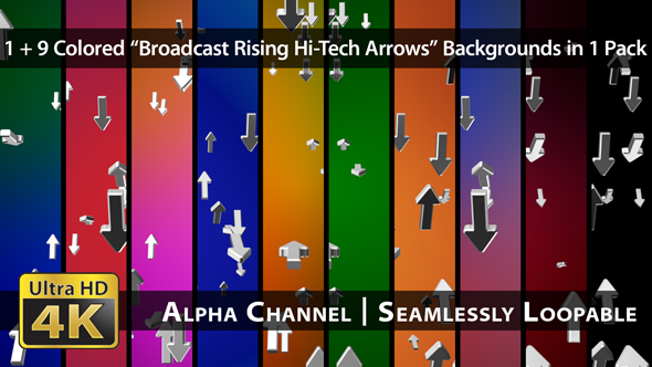 Broadcast Rising Hi-Tech Arrows - Pack 01