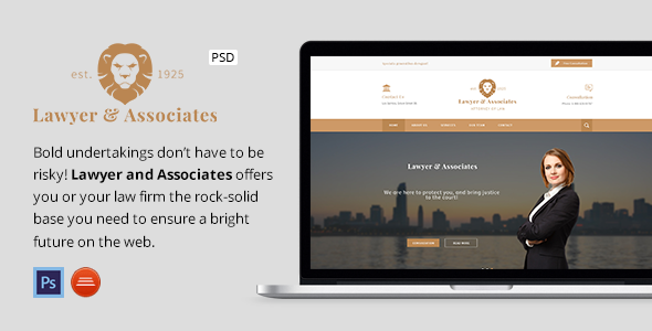 Lawyer & Associates - Attorney / Law Company PSD - Business Corporate