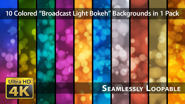 Broadcast Light Bokeh - Pack 10