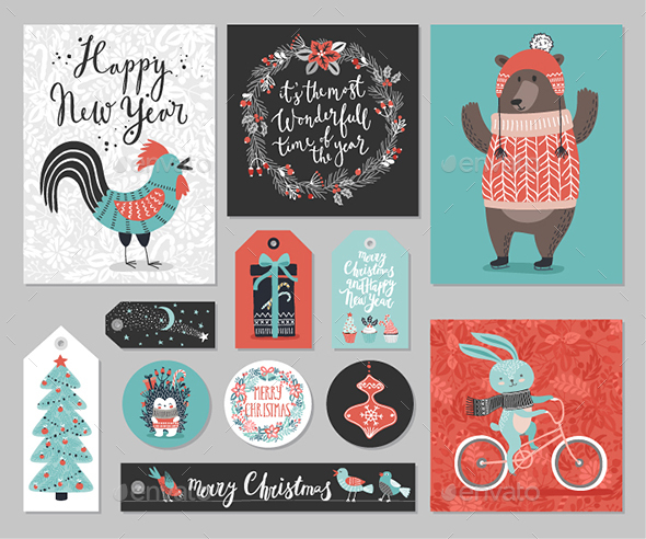 Christmas Card Set - Christmas Seasons/Holidays