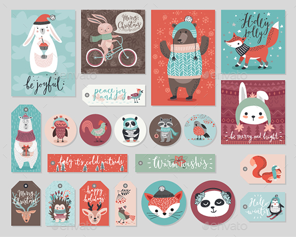Christmas Card Set - Christmas Seasons/Holidays