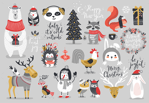 Christmas Card Set - Christmas Seasons/Holidays
