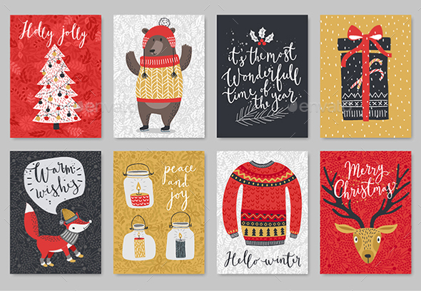 Christmas Card Set - Christmas Seasons/Holidays
