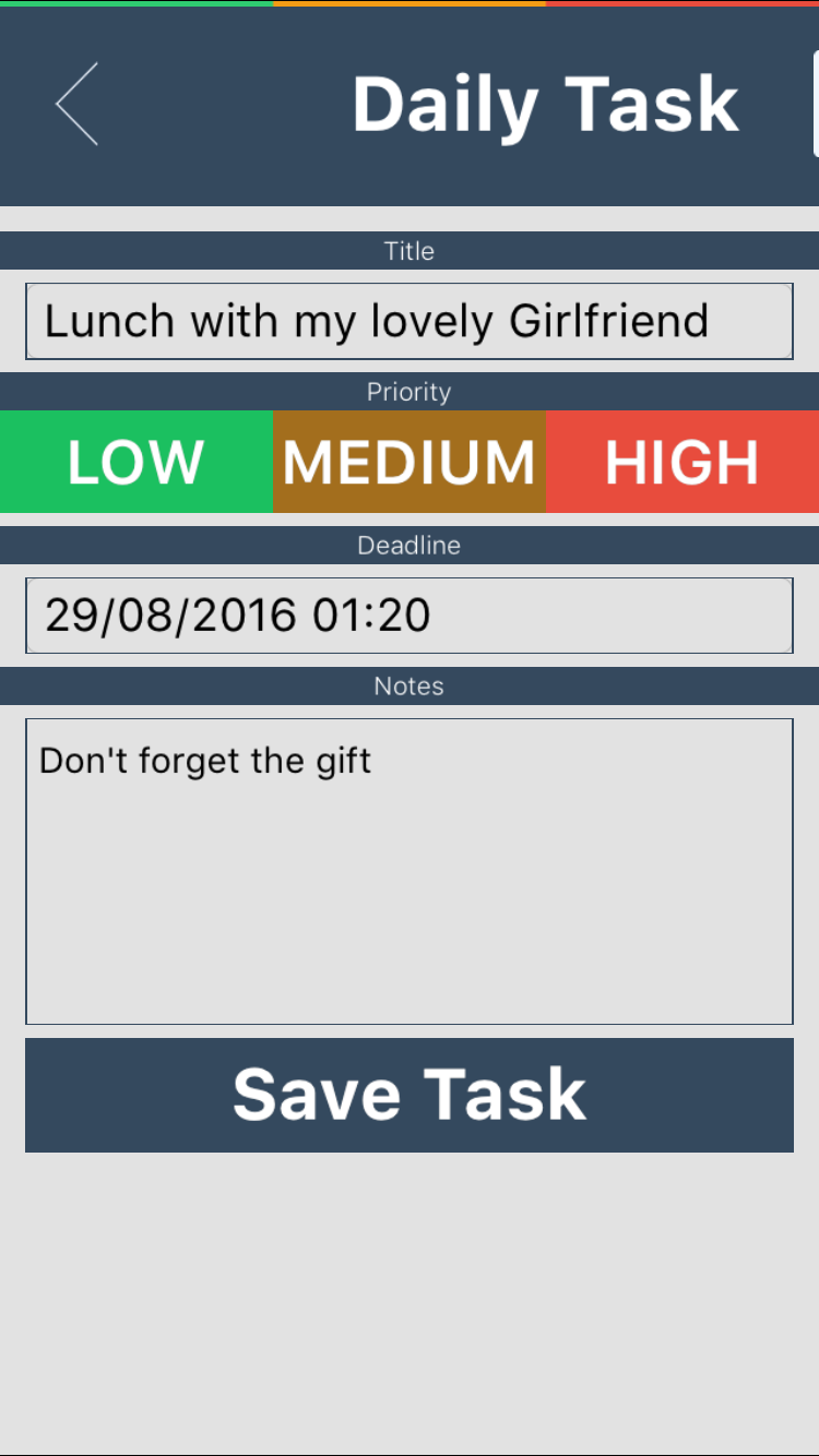 daily to do list planner reminder ios app by allzone codecanyon daily to do list planner