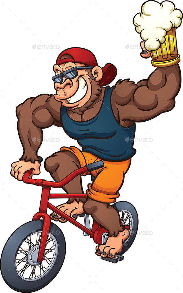 Cartoon Gorilla - Animals Characters